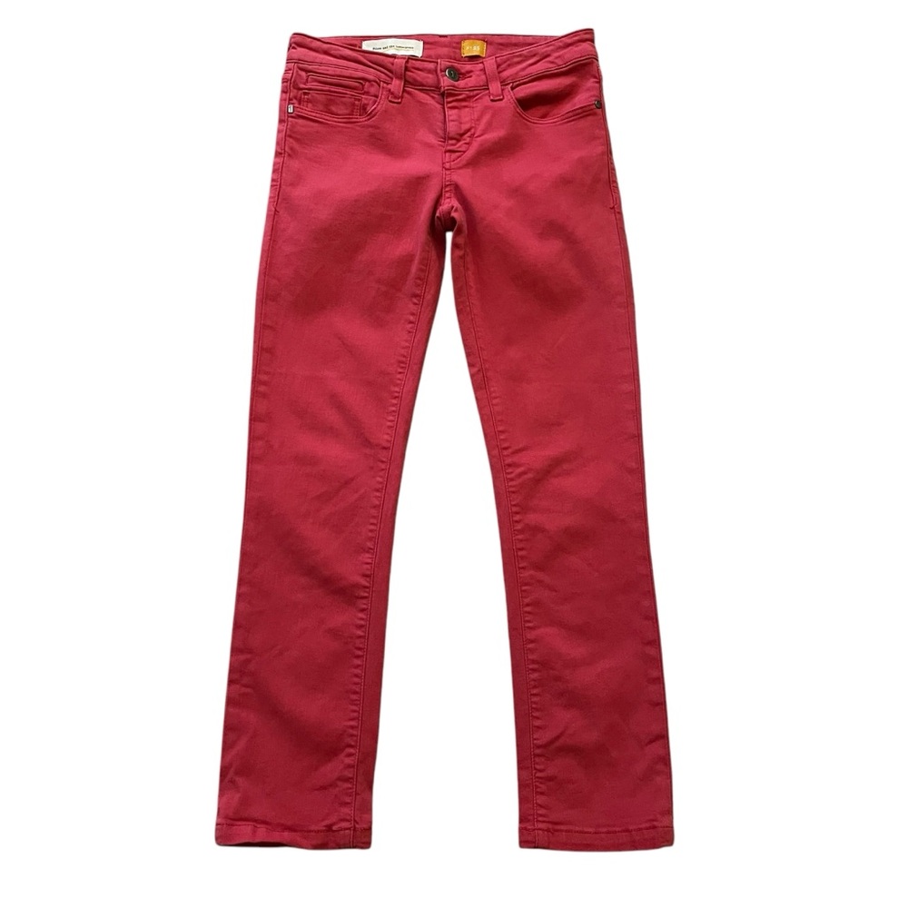 Anthropologie Pilcro and the Letterpress Coral/Red Jean 25